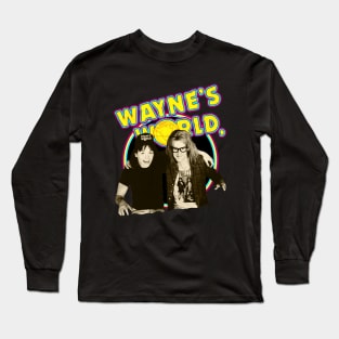 Retro Wayne's World 80s Long Sleeve T-Shirt